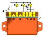 Схема проверки реле переключателя фар Волги ГАЗ-3110