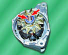 Проверка, осмотр и дефектовка деталей генератора 9422.3701 или 2502.3771 Волги ГАЗ-3110