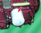 Снятие и установка масляного фильтра двигателей ЗМЗ-402, ЗМЗ-406