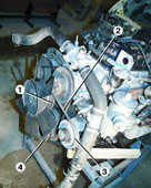Установка ремня привода вентилятора Волги ГАЗ-3110