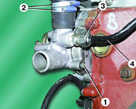 Снятие водяного насоса на двигателе ЗМЗ-4062